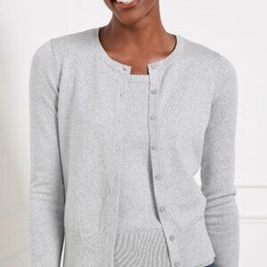 Talbots Metallic Charming Cardigan and matching sleeveless shell